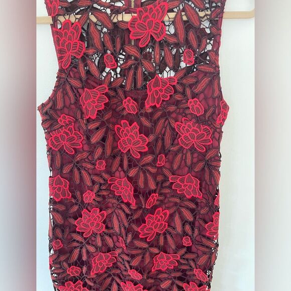 Calvin Klein embroidered shift dress size 8 - Picture 3 of 8